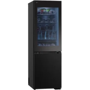 LG 349L (Net 349L) Bottom Freezer Insta-View Refrigerator, Smart ThinQ™, Smart Inverter Compressor, GC-V459FSKW