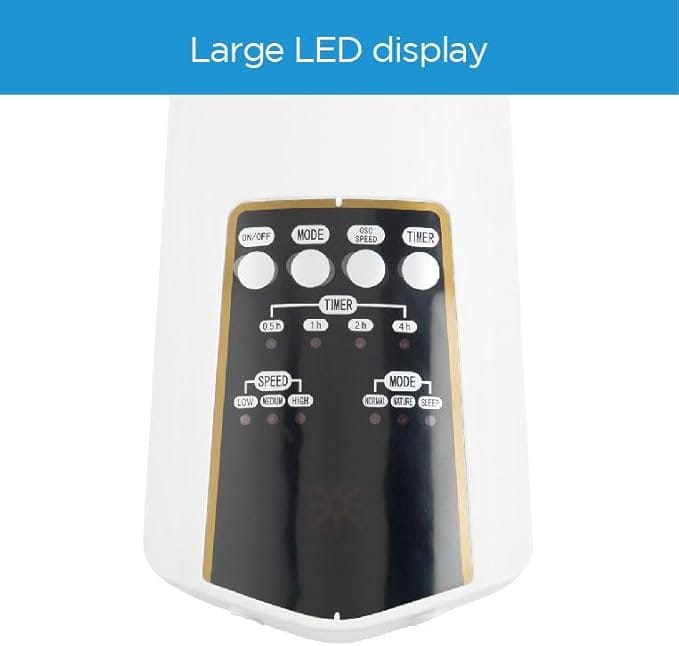 Midea Wall Fan with Remote, White FW407JR - Image 3