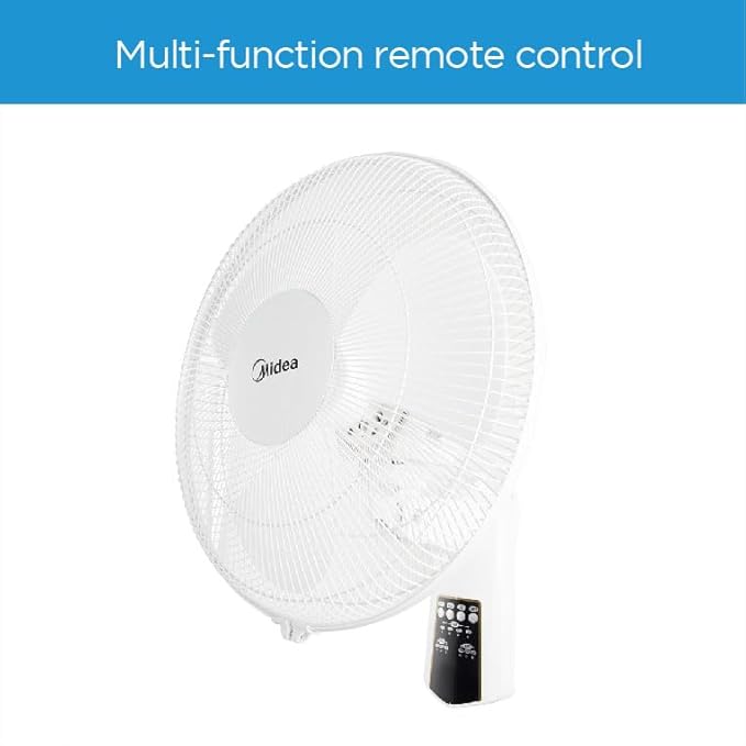 Midea Wall Fan with Remote, White FW407JR - Image 2