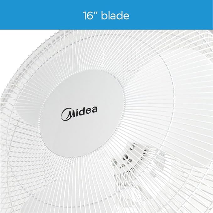 Midea Wall Fan with Remote, White FW407JR - Image 4
