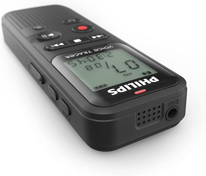 Philips Voice Recorder DVT1160 Black - Image 2