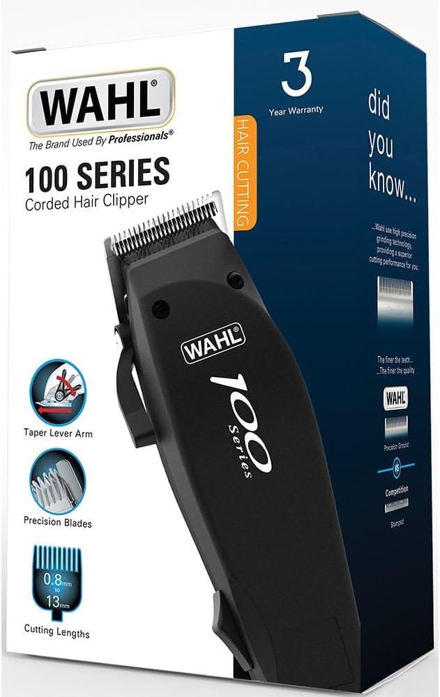 Wahl 100 Series Mains Hair Clipper Set, Black (79233-917) - Image 4