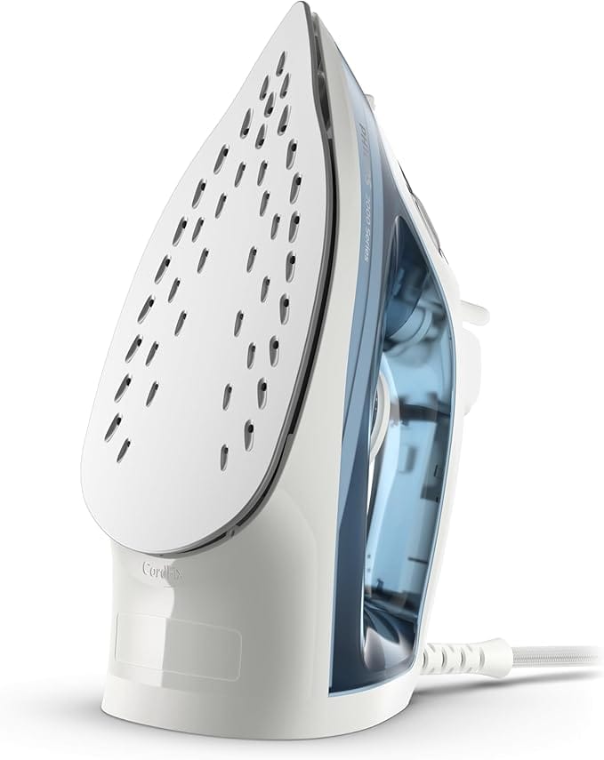 Philips Steam Iron 2000 Series - 2000W, 25 g/min Continous Steam, 100g Steam Boost, Non-stick Soleplate, Drip-stop, 4 Steam Settings, Light Weight, Blue - Image 2