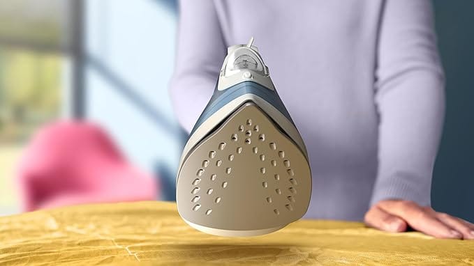 Philips Steam Iron 2000 Series - 2000W, 25 g/min Continous Steam, 100g Steam Boost, Non-stick Soleplate, Drip-stop, 4 Steam Settings, Light Weight, Blue - Image 3