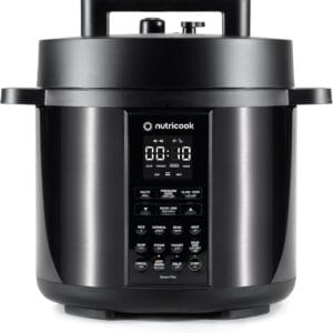 Nutricook Smart Pot 2, 8 Liters, 9 In 1 Electric Pressure Cooker, Slow Cooker, Rice Cooker, Steamer, Sauté Pot, Yogurt Maker & More, 12 Smart Programs With New Smart Lid