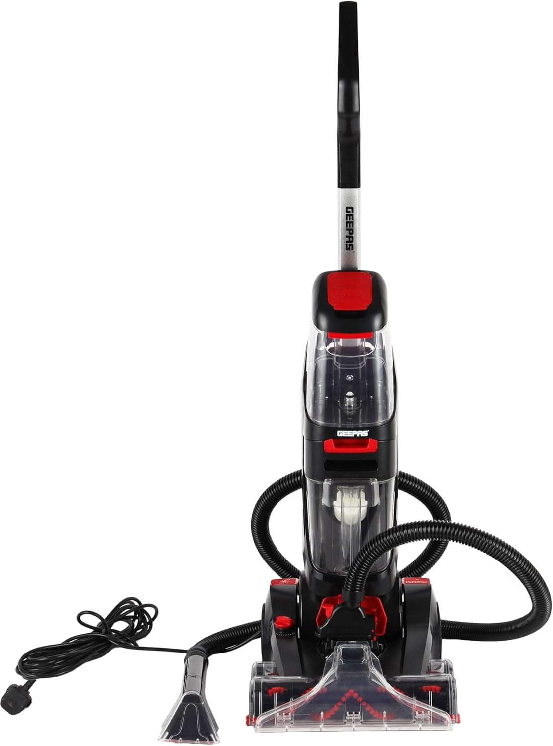 Geepas Carpet Washer GCW19060 – Dual Roll Brush Deep Cleaning Carpet Washer (800W) - Image 2