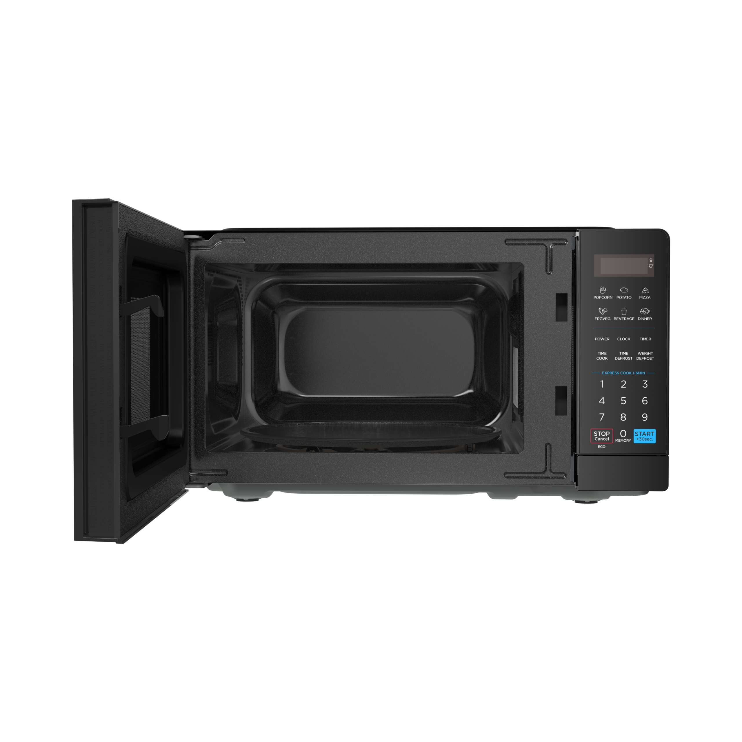Midea 20L Digital Solo Microwave Oven, 700W, Inverter, Black, EM7P012MZ - Image 4