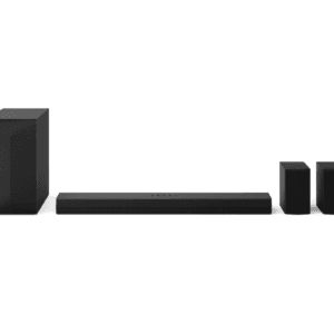 LG S65TR 600W 5.1 Channel Dolby Digital, Wireless Subwoofer & Rear Speaker with Built-in Receiver, AI Sound Pro Home Theater Soundbar with HDMI, USB & Bluetooth Connectivity