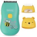 Wahl 70002-024 Bee Gentle Li-Ion Rechargeable Baby Clipper; For children up to age 6; 0.5mm-12mm; Fully Washable IPX7 Technology; 140-minutes run time on 2 hr charge