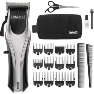 WAHL Multi Cut Pro Lithium Clipper with Long Lasting Battery | Quick & Smooth Cutting | Snag Free Precision and Comfortable Handling | Includes 12 Attachment Combs (9657-027)