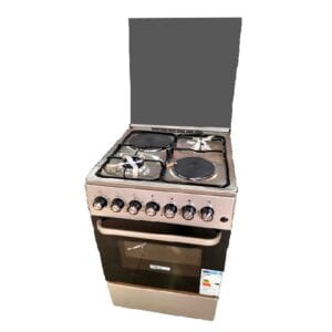 Duratek Cooker 60x50cm 2Gas 2Electric Plates DTC6022STK
