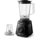 Philips Blender Daily Collection - 550W, 2L Plastic Jar, ProBlend Technology, 2 Speeds + Pluse, Black - HR2141/90