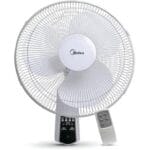 Midea Wall Fan with Remote, White FW407JR