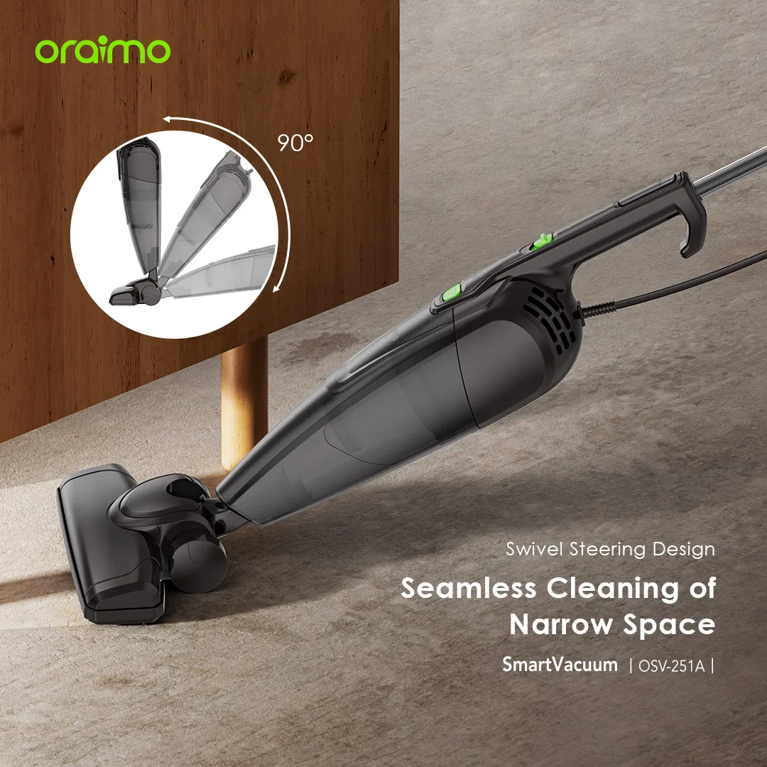 Oraimo OSV-251A SmartVacuum Corded Vacuum Cleaner with 5m Cord, 500W High Speed Powerful Suction - Image 7