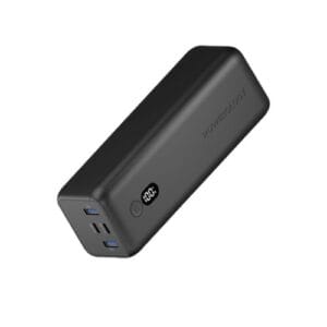Powerology Onyx 30000mAh Dual USB-C Power Bank – Black