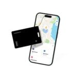 Powerology FindX Smart Card Device Finder – Compatible with Apple Find My, Bluetooth 5.3 (Black)