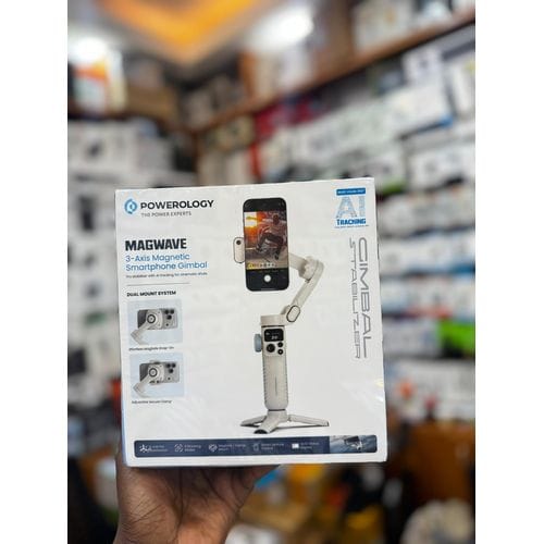 Powerology Magwave 3-Axis Gimbal Stabilizer for iPhone & Android – Multicolor - Image 3