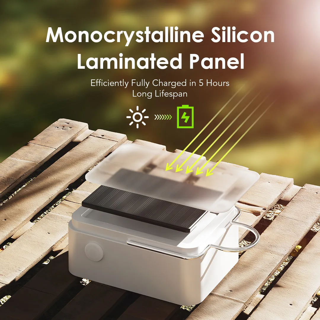 Oraimo OSL-201A SmartLamp Solar 2Pcs 450mAh Smart Lamp Solar - Image 2