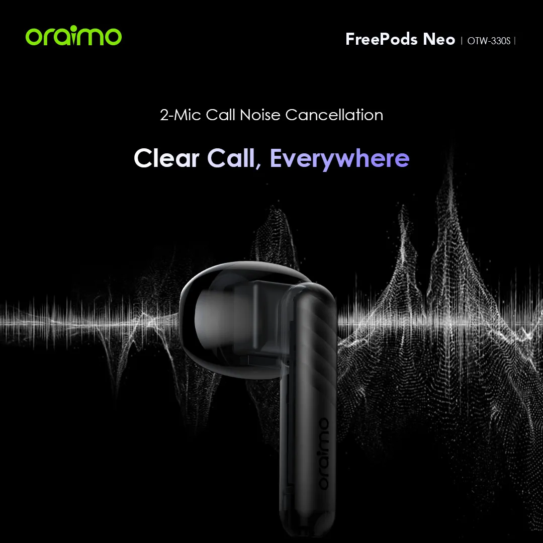 Oraimo OTW-330S FreePods Neo Half In Ear True Wireless Earbuds - Image 7