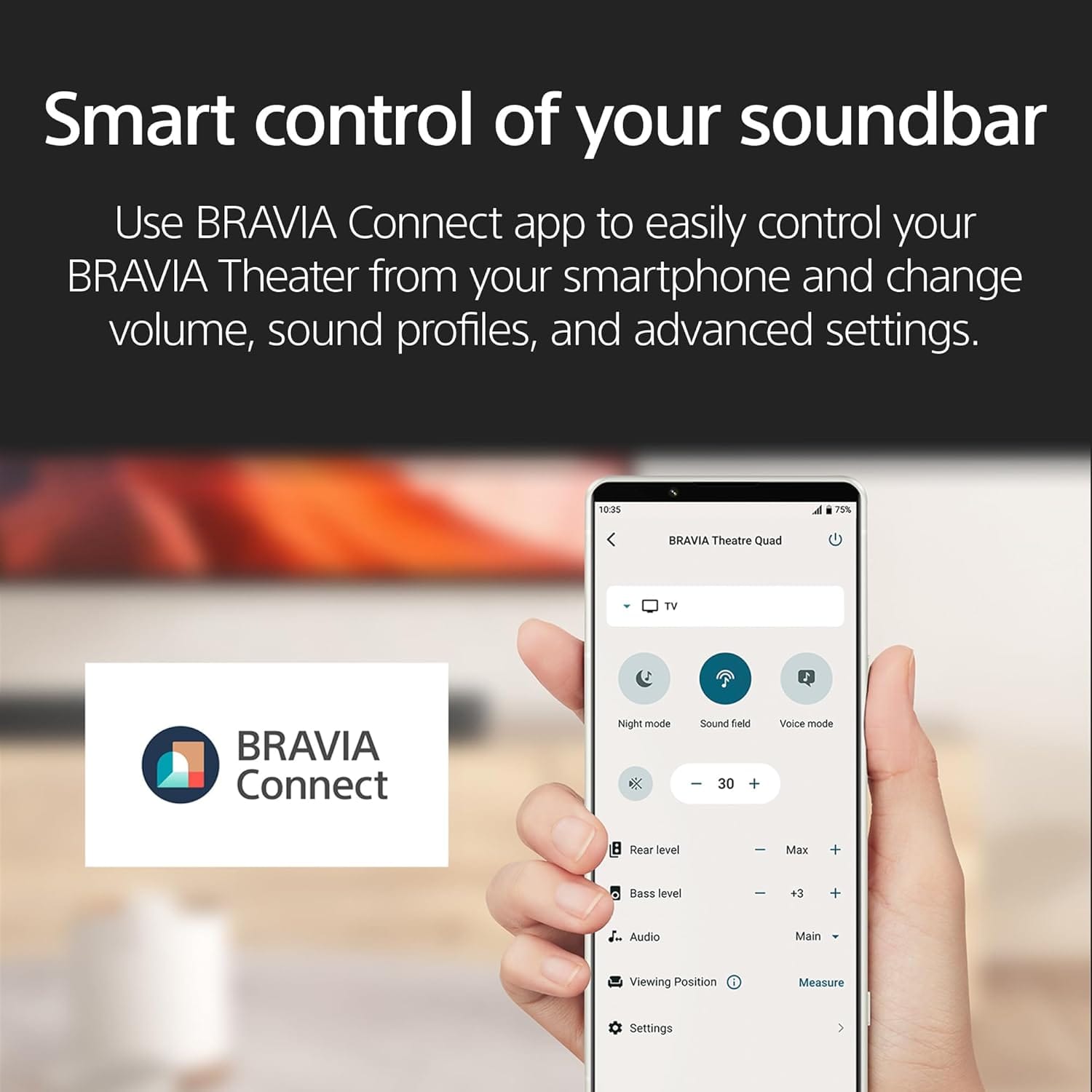 Sony Bravia Theatre System 6(HT-S60) Real 5.1ch 1000W,Dolby Atmos/DTS:X Soundbar Home Theatre with Powerful subwoofer & Wireless Rear Speakers,Voice Zoom3,BCA App, Bluetooth,HDMI eARC - Image 11