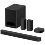 Sony Bravia Theatre System 6(HT-S60) Real 5.1ch 1000W,Dolby Atmos/DTS:X Soundbar Home Theatre with Powerful subwoofer & Wireless Rear Speakers,Voice Zoom3,BCA App, Bluetooth,HDMI eARC