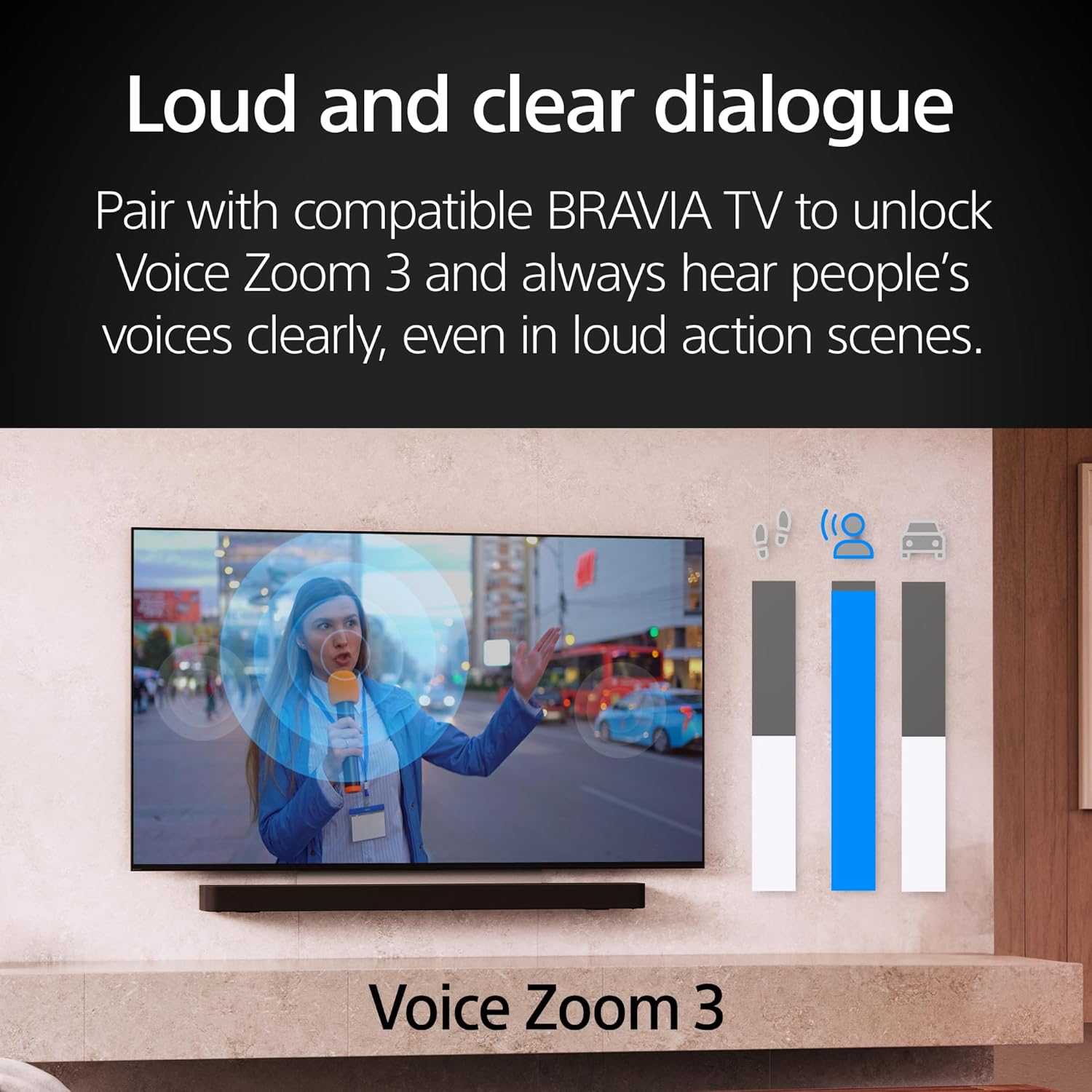 Sony Bravia Theatre Bar 6(HT-B600) 5.1(3.1.2) Channel Dolby Atmos/DTS:X Soundbar with Powerful Wireless subwoofer,2-Upfiring Speaker,Voice Zoom3,BCA App, Bluetooth,HDMI eARC,Remote Control - Image 4