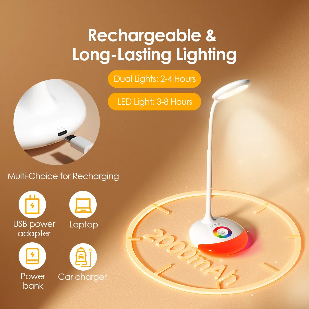 Oraimo ODL-201A Corner Glow 5W RGB Ambient Light Desktop Lamp - Image 2