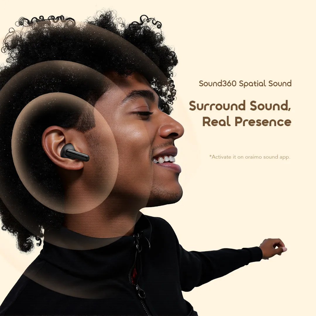 Oraimo SpaceBuds Air 38 Hours Smart Finder True Wireless Earbuds - Image 7