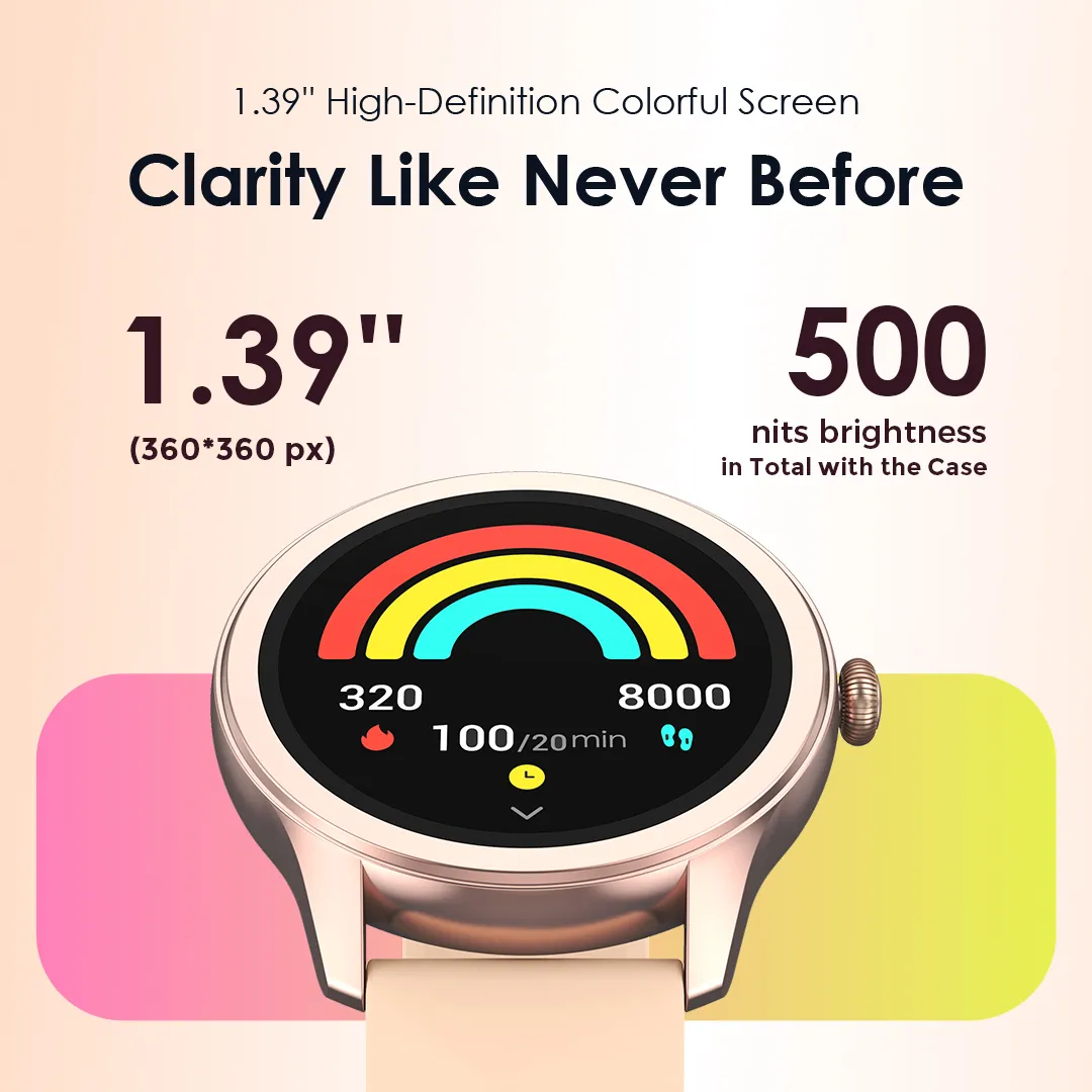 Oraimo OSW-30 Watch 2R Colorful 1.39" TFT IP68 Smart Watch - Image 12