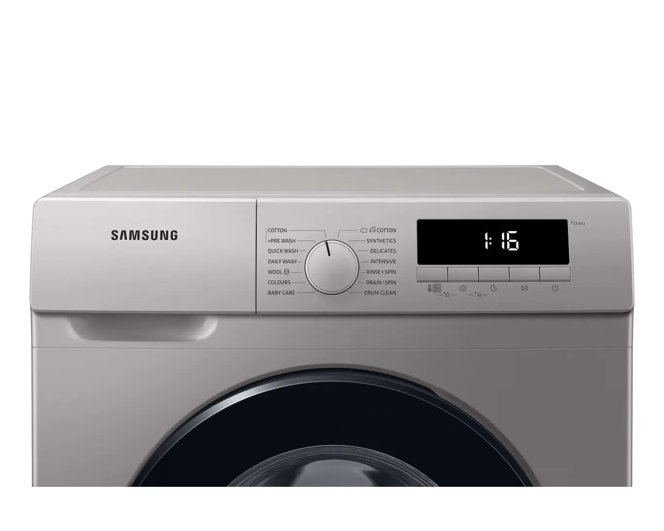 Samsung WW70T3010BS 7kg Front Load Washing Machine with Quick Wash, 1200 RPM – Silver - Image 3