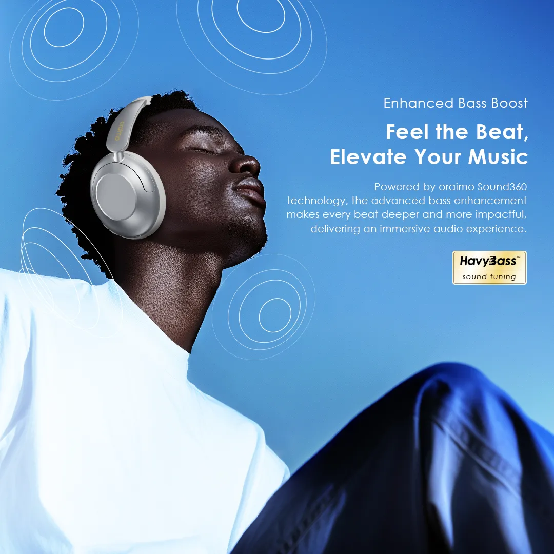 Oraimo BoomPop Pro ANC Over-Ear Headphones - Image 8