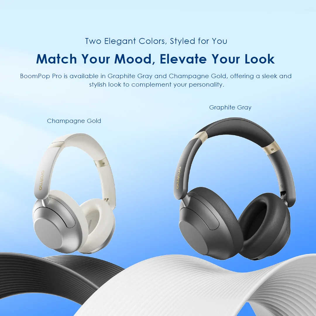 Oraimo BoomPop Pro ANC Over-Ear Headphones - Image 2
