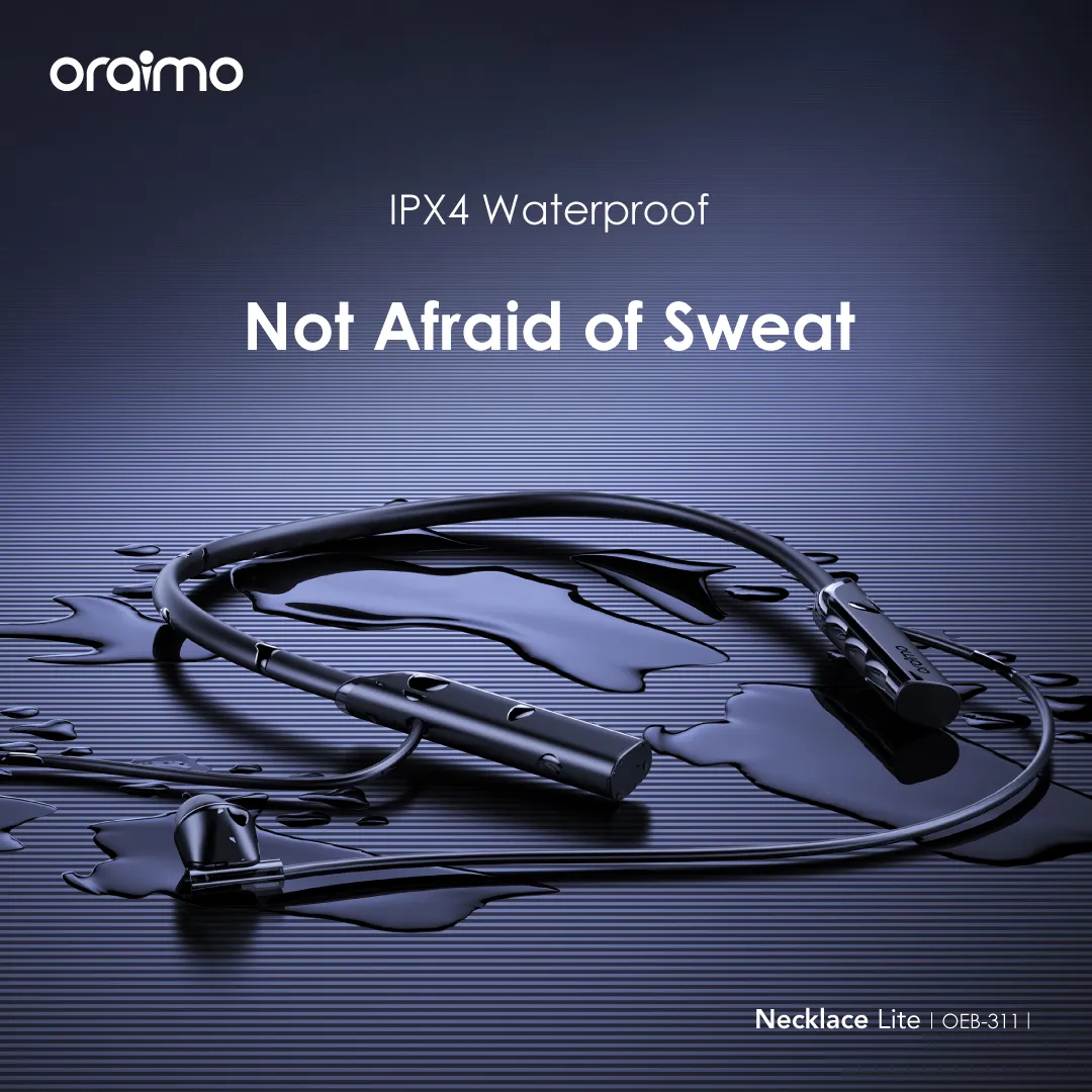 Oraimo Necklace Lite Call Vibration Wireless Earphones - Image 3