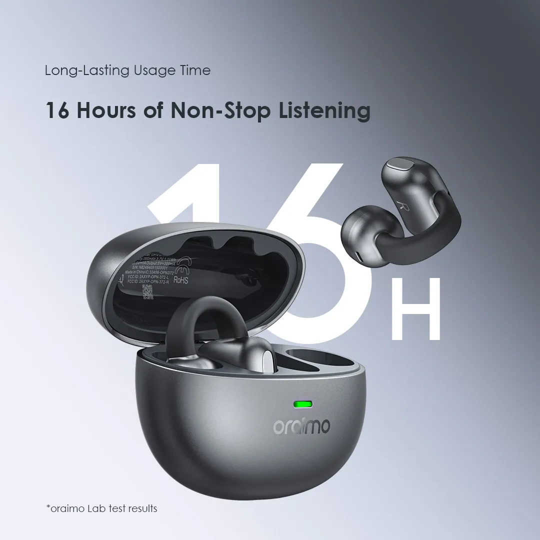 Oraimo OpenSnap N Clip-On Open-Ear True Wireless Earbuds - Image 3