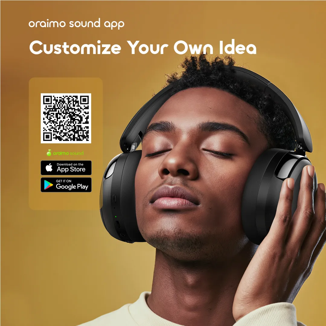 Oraimo BoomPop N Wireless Hybrid Noise Cancelling Over-Ear Headphones - Image 3
