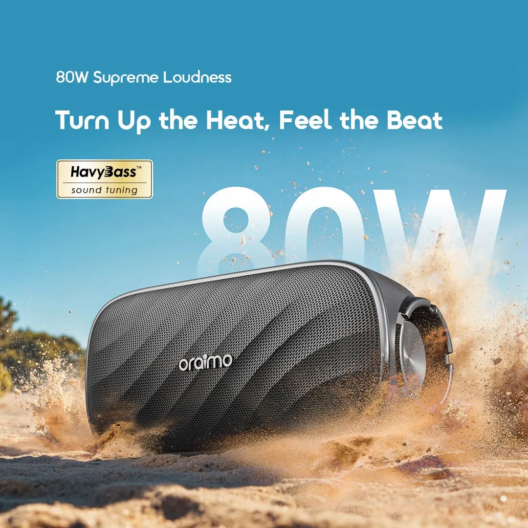 Oraimo SpaceBox Pro 80W Karaoke-Support Wireless Speaker - Image 12