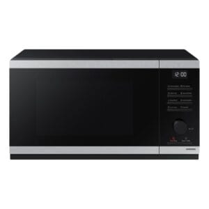 Samsung MS23DG4504AT Solo Microwave, 23 Litre, 800W Power, Triple Distribution System, Quick Defrost, Ceramic Inside™, Dial & Button Control, Silver