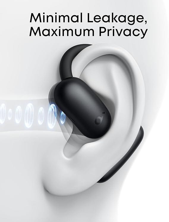 Soundcore AeroFit 2 by Anker, Open-Ear Headphones, Real-Time Translation Earbuds, 4 Adjustable Positions for Every Ear Size, 2× Richer Bass, Hi-Res, 42H Playtime, IP55,AI Clear Calls,Wireless Charging - Image 6