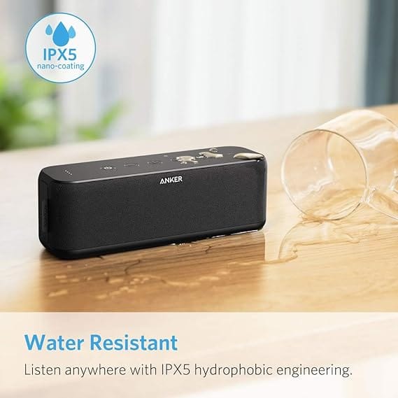 Anker SoundCore Boost 20W Bluetooth Speaker with BassUp Technology - 12h Playtime, IPX5 Water-Resistant, Portable Battery with 66ft Bluetooth Range/Superior Sound & Bass. - Image 9