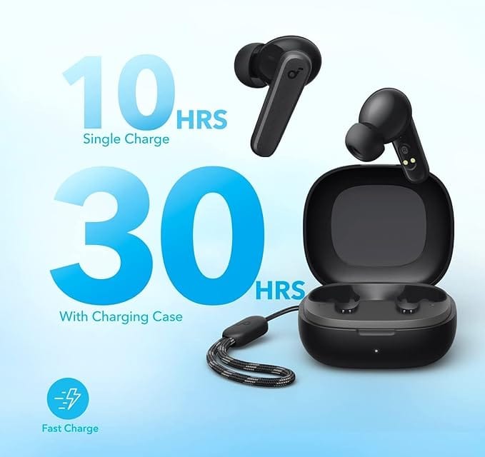 Soundcore by Anker P20i True Wireless Earbuds, 10mm Drivers with Big Bass, Bluetooth 5.3, 30H Long Playtime, Water-Resistant, 2 Mics for AI Clear Calls, 22 Preset EQs, Customization via App - Image 7
