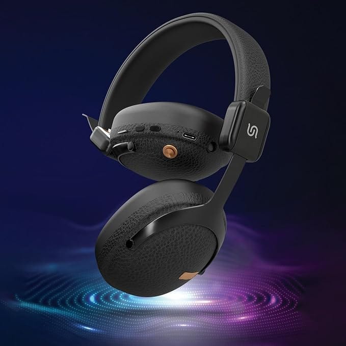 Porodo Onyx Sonic Wireless headphone, Bluetooth V5.4, Hi-Res Audio, Multi-Functional Key Control, 40mm Driver, 18H Playtime, Game & EQ Mode, TF Card Playback - Image 4