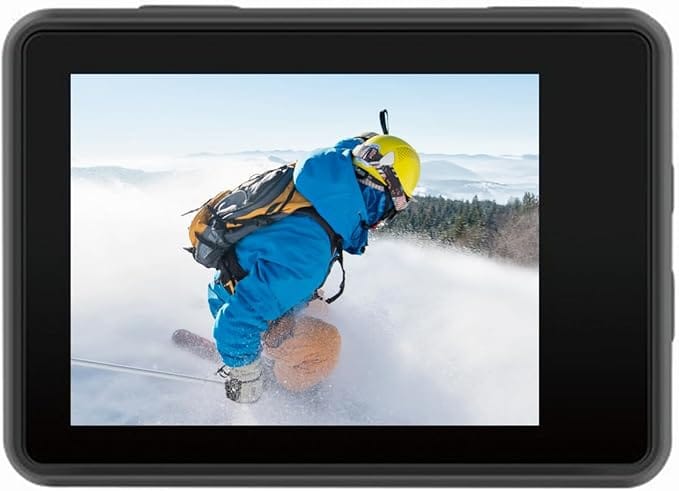 Porodo Lifestyle Waterproof Action Camera 900mAh, Waterproof Case Included, Multiple Shooting Modes, Dual Screen Display, 16MP HD Photos, Video/30fps Capture - Black - Image 3