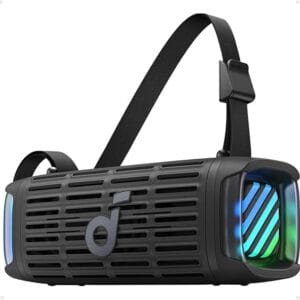 Soundcore Boom 3i by Anker, Compact Outdoor Speaker, IP68 Waterproof, Floating Playback, Saltwater-Resistant, BassUp 2.0, 50W Portable Speaker, Bluetooth 5.3, 16H, TWS, Kayak/Fishing/Camping