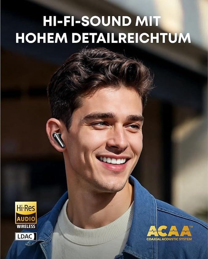 Soundcore Liberty 4 Pro by Anker,Noise Cancelling Wireless Earbuds,7-Sensor and Real-Time Adaptive Noise Cancelling, 2×Faster Charging,Studio-Level Hi-Fi Music,Clear Calls with 6 Mics and AI. - Image 4