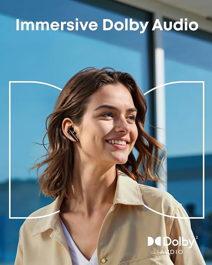 Soundcore Liberty 5 by Anker, Noise-Cancelling Wireless Earbuds, 2x Stronger Voice Reduction, Real-Time Adaptive Noise Cancellation, Fast Charging, Dolby Audio, 6-Mic AI Clear Calls, Long Battery Life - Image 5