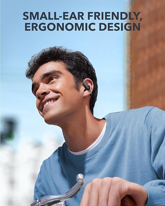 Soundcore by Anker, AeroFit Open-Ear Headphones, Ultra Comfort, Snug Fit, Ergonomic Ear Hook, Balanced Sound, IPX7 Waterproof, 42H Playtime, Bluetooth 5.3, App Control, Clear Calls. - Image 2