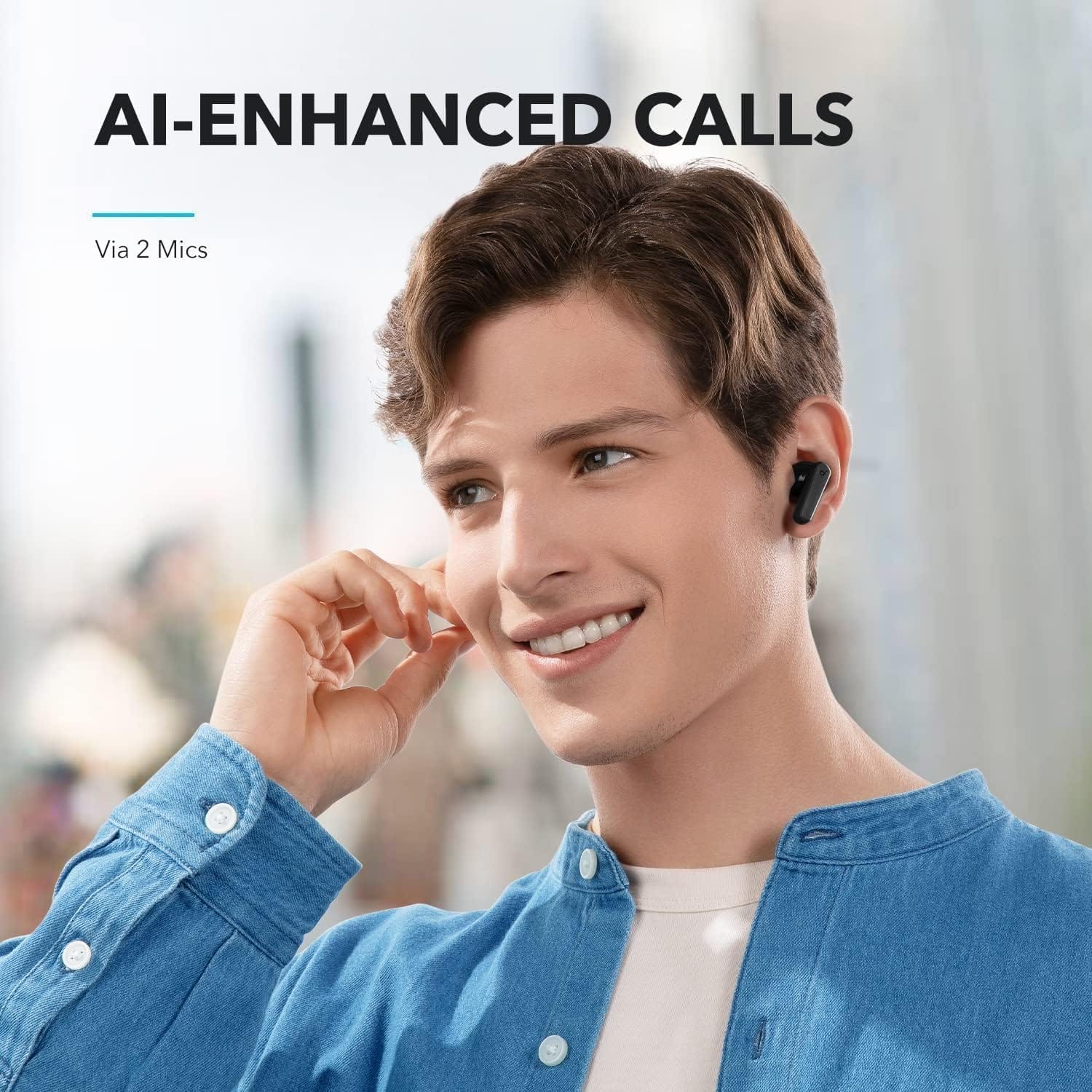 Soundcore by Anker P20i True Wireless Earbuds, 10mm Drivers with Big Bass, Bluetooth 5.3, 30H Long Playtime, Water-Resistant, 2 Mics for AI Clear Calls, 22 Preset EQs, Customization via App - Image 5