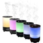Porodo Blue Noa Aroma Diffuser, 150mL Capacity, Adjustable Brightness, 7 Color Modes, Mist Function, Aromatherapy, Portable, USB-C Powered for Home, Office, and Relaxation