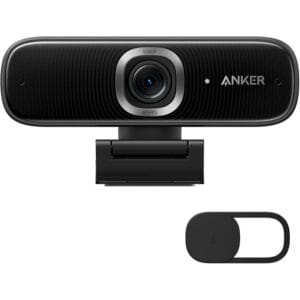 Anker PowerConf C300, AI-Powered Framing & Autofocus, Smart Full HD, Noise-Cancelling Microphones, Adjustable FoV, 60 FPS, Low-Light Correction, Zoom Certified, 1080p Webcam with HDR