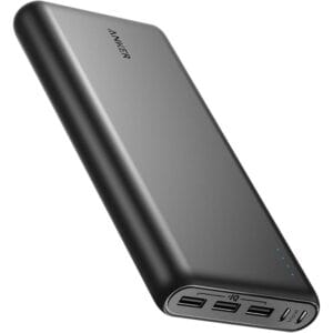 Anker 337 Power Bank (PowerCore 26K) Portable Charger, 26800mAh External Battery with Dual Input Port and Double-Speed Recharging, 3 USB Ports for iPhone, iPad, Samsung, Android and Other Devices